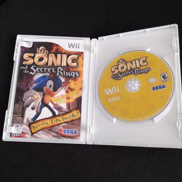 Sonic and the Secret Rings (Nintendo Wii, 2007) Complete W/Manual - Picture 3 of 3